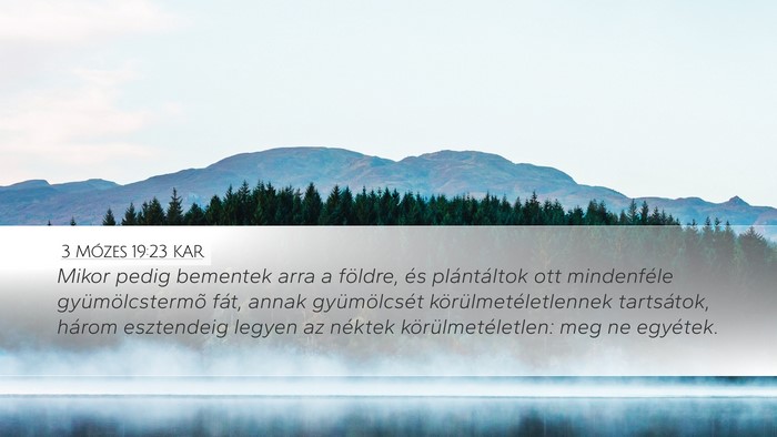 3 Mózes 19:23 KAR Bible Verse Image