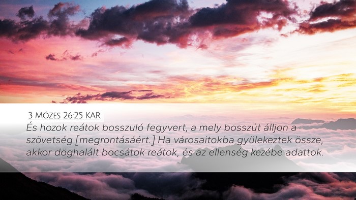 3 Mózes 26:25 KAR Bible Verse Image