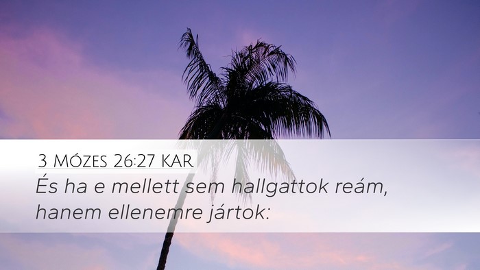 3 Mózes 26:27 KAR Bible Verse Image