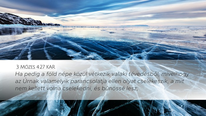 3 Mózes 4:27 KAR Bible Verse Image