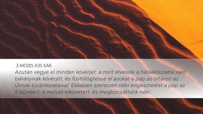 3 Mózes 4:35 KAR Bible Verse Image