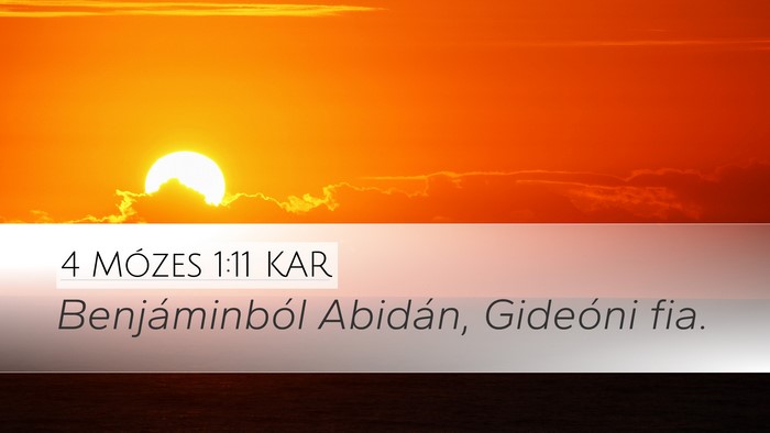 4 Mózes 1:11 KAR Bible Verse Image