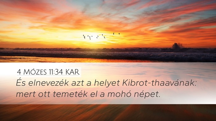 4 Mózes 11:34 KAR Bible Verse Image