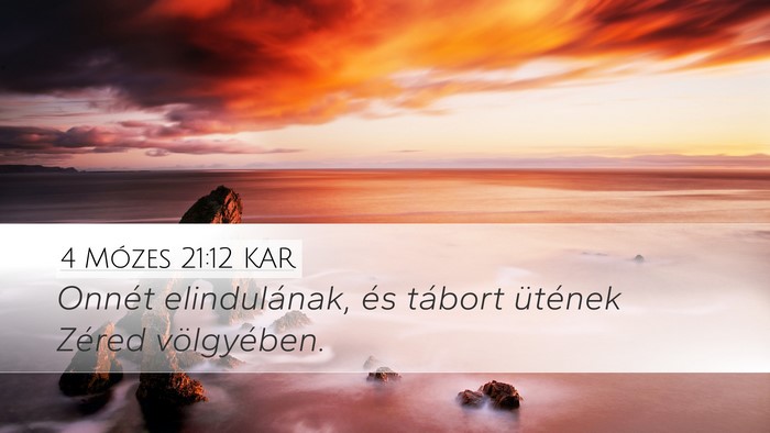4 Mózes 21:12 KAR Bible Verse Image