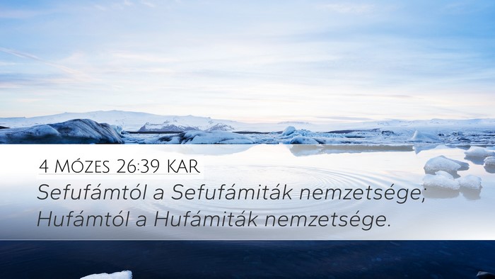 4 Mózes 26:39 KAR Bible Verse Image