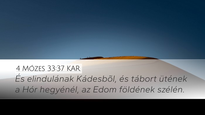 4 Mózes 33:37 KAR Bible Verse Image