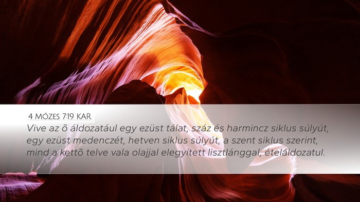 4 Mózes 7:19 KAR Bible Verse Image