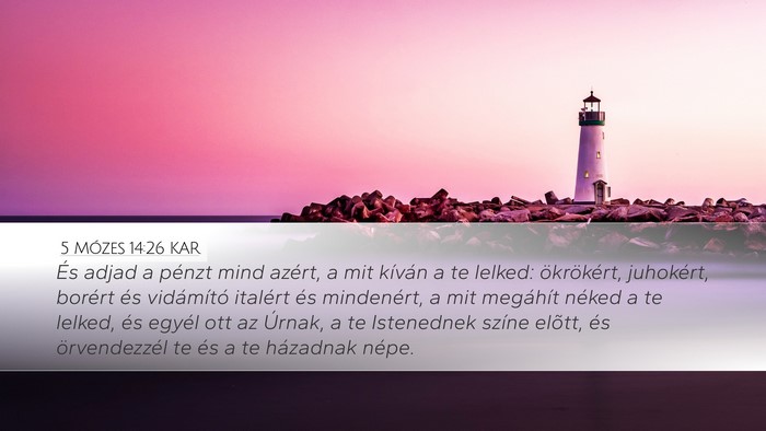 5 Mózes 14:26 KAR Bible Verse Image