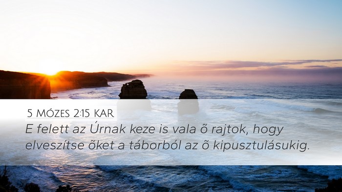 5 Mózes 2:15 KAR Bible Verse Image