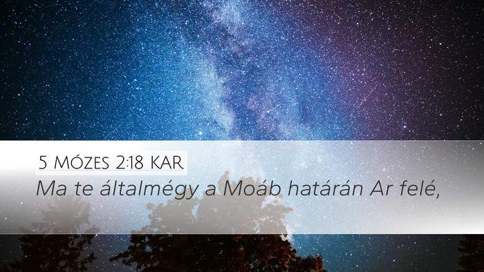 5 Mózes 2:18 KAR Bible Verse Image