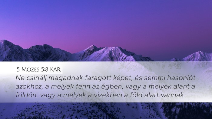 5 Mózes 5:8 KAR Bible Verse Image