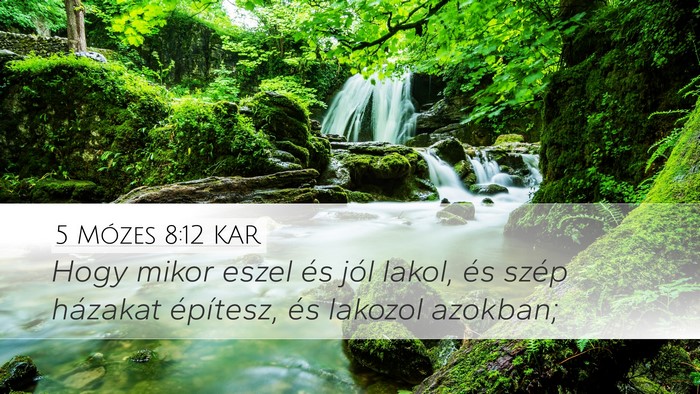 5 Mózes 8:12 KAR Bible Verse Image