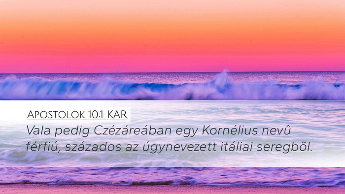 Apostolok 10:1 KAR Bible Verse Image
