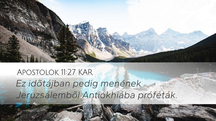 Apostolok 11:27 KAR Bible Verse Image
