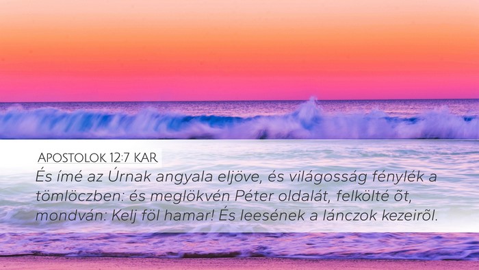 Apostolok 12:7 KAR Bible Verse Image
