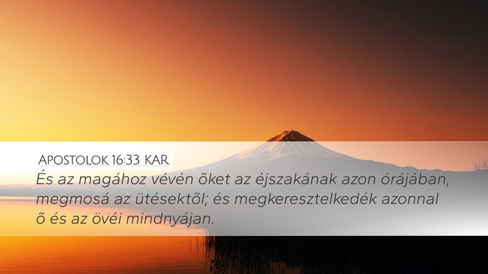 Apostolok 16:33 KAR Bible Verse Image