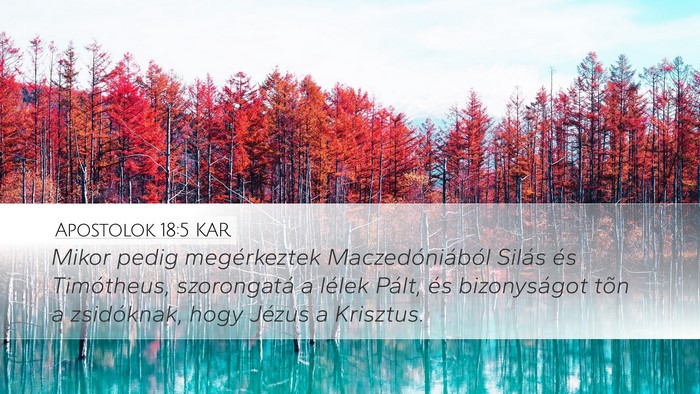 Apostolok 18:5 KAR Bible Verse Image