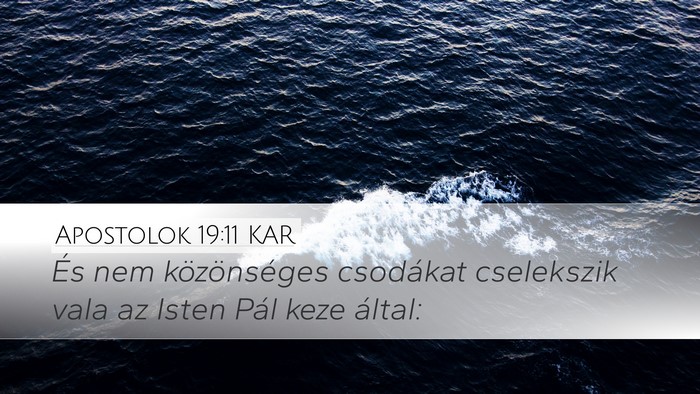 Apostolok 19:11 KAR Bible Verse Image
