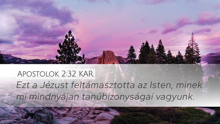 Apostolok 2:32 KAR Bible Verse Image