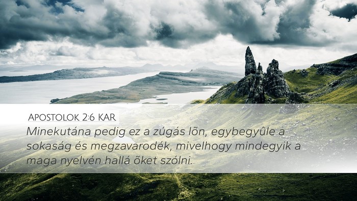 Apostolok 2:6 KAR Bible Verse Image