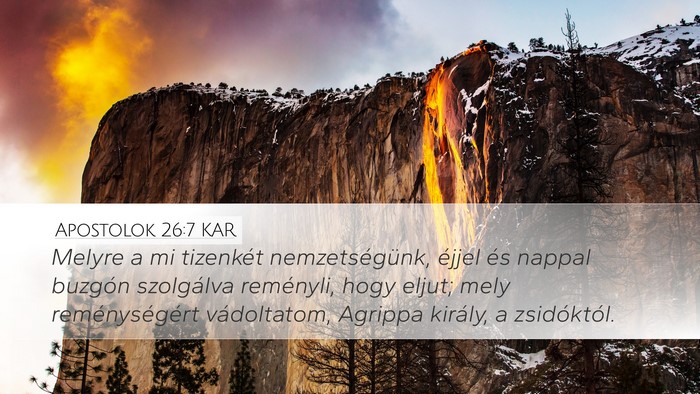 Apostolok 26:7 KAR Bible Verse Image