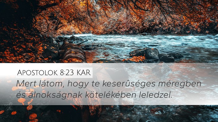 Apostolok 8:23 KAR Bible Verse Image