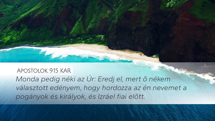 Apostolok 9:15 KAR Bible Verse Image