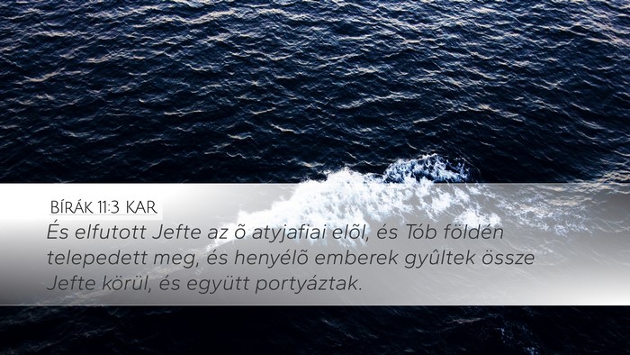 Bírák 11:3 KAR Bible Verse Image