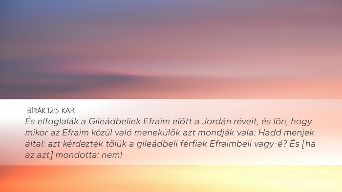 Bírák 12:5 KAR Bible Verse Image