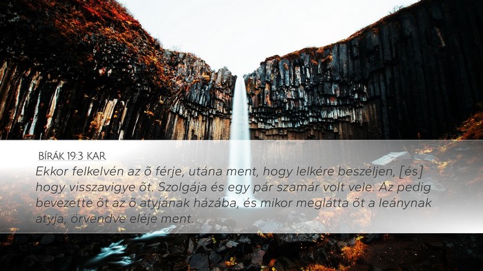 Bírák 19:3 KAR Bible Verse Image