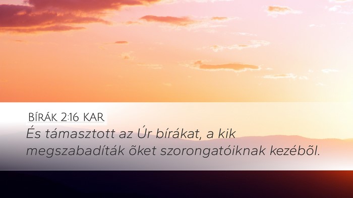 Bírák 2:16 KAR Bible Verse Image