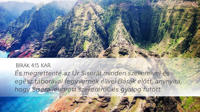 Bírák 4:15 KAR Bible Verse Image