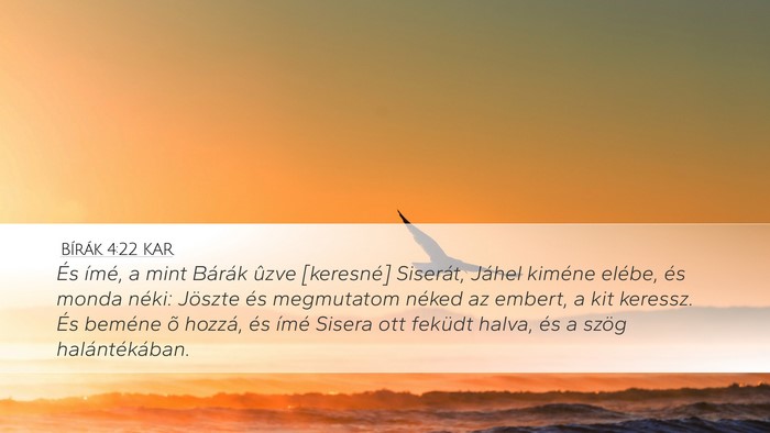 Bírák 4:22 KAR Bible Verse Image