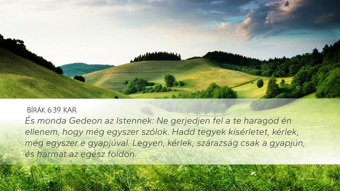 Bírák 6:39 KAR Bible Verse Image