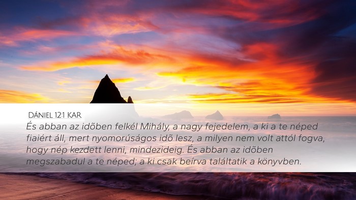 Dániel 12:1 KAR Bible Verse Image