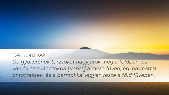 Dániel 4:12 KAR Bible Verse Image