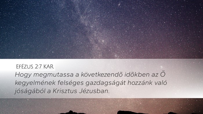 Efézus 2:7 KAR Bible Verse Image