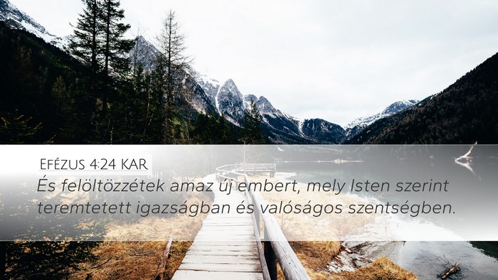 Efézus 4:24 KAR Bible Verse Image