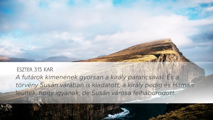 Eszter 3:15 KAR Bible Verse Image