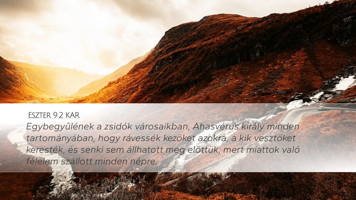 Eszter 9:2 KAR Bible Verse Image