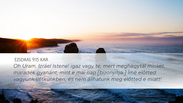Ezsdrás 9:15 KAR Bible Verse Image