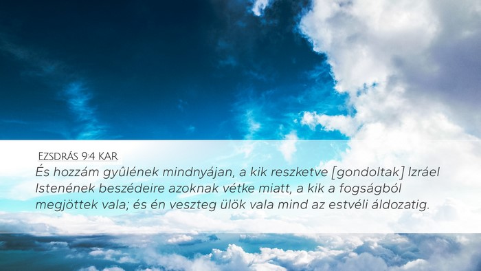Ezsdrás 9:4 KAR Bible Verse Image