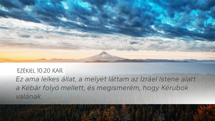 Ezékiel 10:20 KAR Bible Verse Image