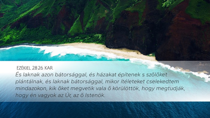 Ezékiel 28:26 KAR Bible Verse Image