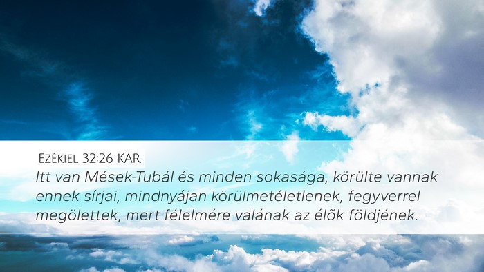 Ezékiel 32:26 KAR Bible Verse Image