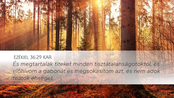 Ezékiel 36:29 KAR Bible Verse Image