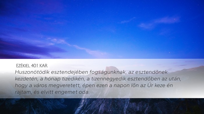 Ezékiel 40:1 KAR Bible Verse Image
