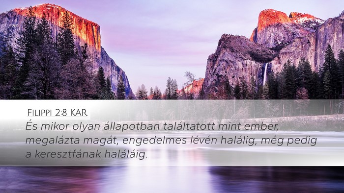 Filippi 2:8 KAR Bible Verse Image