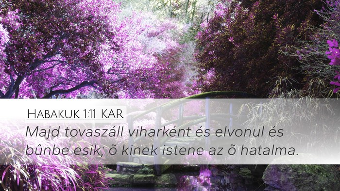 Habakuk 1:11 KAR Bible Verse Image