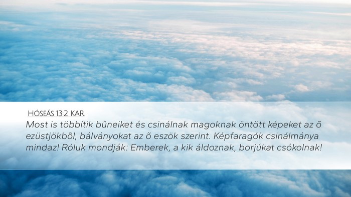 Hóseás 13:2 KAR Bible Verse Image
